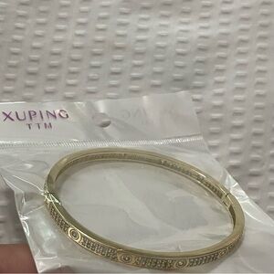 XuPing Gold-Tone Women's Bangle